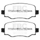 Brzdy EBC Auto Zadná sada EBC PDKR1075 - Brzdové kotúče Premium OE + brzdové dosky Ultimax OE | ebc-brzdy.sk