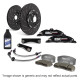 Brzdy EBC Auto Predná brzdová sústava EBC Racing Big Brake Kit BBK058, kotúče 330 × 28 mm, čierne strmene | ebc-brzdy.sk