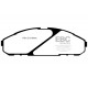 Brzdy EBC Auto Predné brzdové dosky EBC Ultimax OEM Replacement DP1020 | ebc-brzdy.sk