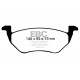 Brzdy EBC Auto Zadné brzdové dosky EBC Ultimax OEM Replacement DP1710 | ebc-brzdy.sk