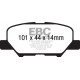 Brzdy EBC Auto Zadné brzdové dosky EBC Ultimax OEM Replacement DPX2171 | ebc-brzdy.sk