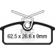 Brzdy EBC Auto Zadné brzdové dosky EBC Ultimax OEM Replacement DPX2183 | ebc-brzdy.sk