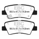 Brzdy EBC Auto Zadné brzdové dosky EBC Ultimax OEM Replacement DPX2188 | ebc-brzdy.sk