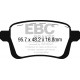 Brzdy EBC Auto Zadné brzdové dosky EBC Ultimax OEM Replacement DPX2249 | ebc-brzdy.sk