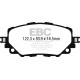Brzdy EBC Auto Predné brzdové dosky EBC Ultimax OEM Replacement DPX2263 | ebc-brzdy.sk