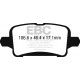Brzdy EBC Auto Zadné brzdové dosky EBC Ultimax OEM Replacement DPX2268 | ebc-brzdy.sk