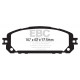 Brzdy EBC Auto Predné brzdové dosky EBC Ultimax OEM Replacement DPX3030 | ebc-brzdy.sk