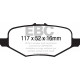 Brzdy EBC Auto Zadné brzdové dosky EBC Greenstuff 2000 Sport DP21887 | ebc-brzdy.sk