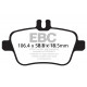 Brzdy EBC Auto Zadné brzdové dosky EBC Greenstuff 2000 Sport DP22157 | ebc-brzdy.sk