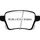 Brzdy EBC Auto Zadné brzdové dosky EBC Greenstuff 2000 Sport DP22250 | ebc-brzdy.sk