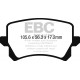 Brzdy EBC Auto Zadné brzdové dosky EBC Redstuff Ceramic DP32278C | ebc-brzdy.sk