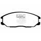 Brzdy EBC Auto Predné brzdové dosky EBC Yellowstuff Street + Track DP41332R | ebc-brzdy.sk
