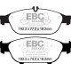 Brzdy EBC Auto Predné brzdové dosky EBC Yellowstuff Street + Track DP42169R | ebc-brzdy.sk