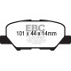 Brzdy EBC Auto Zadné brzdové dosky EBC Yellowstuff Street + Track DP42171R | ebc-brzdy.sk
