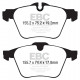 Brzdy EBC Auto Predné brzdové dosky EBC Yellowstuff Street + Track DP42189R | ebc-brzdy.sk