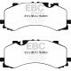Brzdy EBC Auto Predné brzdové dosky EBC Yellowstuff Street + Track DP42279R | ebc-brzdy.sk
