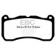Brzdy EBC Auto Predné brzdové dosky EBC Yellowstuff Street + Track DP43013R | ebc-brzdy.sk