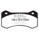 Brzdy EBC Auto EBC Yellowstuff Street + Track DP4054R | ebc-brzdy.sk