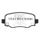 Brzdy EBC Auto Zadné brzdové dosky EBC Elite Truck and SUV DP63031 | ebc-brzdy.sk