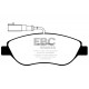 Brzdy EBC Auto Predné brzdové dosky EBC Greenstuff 2000 Sport DP21382 | ebc-brzdy.sk