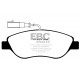 Brzdy EBC Auto Predné brzdové dosky EBC Greenstuff 2000 Sport DP21382/2 | ebc-brzdy.sk