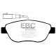 Brzdy EBC Auto Predné brzdové dosky EBC Yellowstuff Street + Track DP41383R | ebc-brzdy.sk