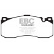 Brzdy EBC Auto Predné brzdové dosky EBC Yellowstuff Street + Track DP41995R | ebc-brzdy.sk