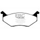 Brzdy EBC Auto Predné brzdové dosky EBC Yellowstuff Street + Track DP4678R | ebc-brzdy.sk
