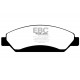 Brzdy EBC Auto Predné brzdové dosky EBC Yellowstuff Street + Track DP41742R | ebc-brzdy.sk