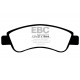 Brzdy EBC Auto Predné brzdové dosky EBC Yellowstuff Street + Track DP41374R | ebc-brzdy.sk