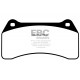 Brzdy EBC Auto Predné brzdové dosky EBC Yellowstuff Street + Track DP41462R | ebc-brzdy.sk