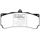Brzdy EBC Auto Predné brzdové dosky EBC Yellowstuff Street + Track DP4006R | ebc-brzdy.sk