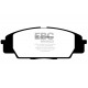 Brzdy EBC Auto Predné brzdové dosky EBC Yellowstuff Street + Track DP41254R | ebc-brzdy.sk