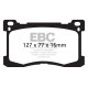 Brzdy EBC Auto Predné brzdové dosky EBC Yellowstuff Street + Track DP41882R | ebc-brzdy.sk