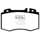 Brzdy EBC Auto Predné brzdové dosky EBC Yellowstuff Street + Track DP41363R | ebc-brzdy.sk