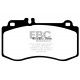 Brzdy EBC Auto Predné brzdové dosky EBC Yellowstuff Street + Track DP41857R | ebc-brzdy.sk