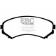 Brzdy EBC Auto Predné brzdové dosky EBC Yellowstuff Street + Track DP41619R | ebc-brzdy.sk