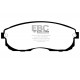 Brzdy EBC Auto Predné brzdové dosky EBC Yellowstuff Street + Track DP4775R | ebc-brzdy.sk
