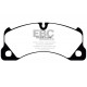 Brzdy EBC Auto Predné brzdové dosky EBC Yellowstuff Street + Track DP41835R | ebc-brzdy.sk