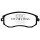 Brzdy EBC Auto Predné brzdové dosky EBC Yellowstuff Street + Track DP41884R | ebc-brzdy.sk