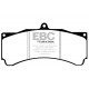 Brzdy EBC Auto Predné brzdové dosky EBC Yellowstuff Street + Track DP4005R | ebc-brzdy.sk