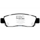Brzdy EBC Auto Zadné brzdové dosky EBC Greenstuff 6000 DP61672 | ebc-brzdy.sk