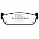 Brzdy EBC Auto Zadné brzdové dosky EBC Yellowstuff Street + Track DP41784R | ebc-brzdy.sk