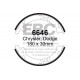 Brzdy EBC Auto Zadné brzdové obloženie EBC Replacement 6646 | ebc-brzdy.sk