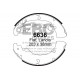 Brzdy EBC Auto Zadné brzdové obloženie EBC Replacement 6636 | ebc-brzdy.sk