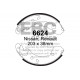 Brzdy EBC Auto Zadné brzdové čeľuste EBC Replacement 6624 | ebc-brzdy.sk