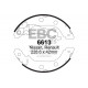 Brzdy EBC Auto Zadné brzdové obloženie EBC Replacement 6613 | ebc-brzdy.sk