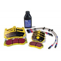 EBC Yellowstuff kit PLK1355 - Brzdové dosky ,brzdové hadice, brzdová kvapalina