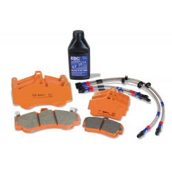 EBC Orange kit PLK1098R - Brzdové dosky ,brzdové hadice, brzdová kvapalina