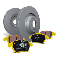 Predná sada EBC PD03KF1085 - Brzdové kotúče Premium OE + brzdové dosky Yellowstuff